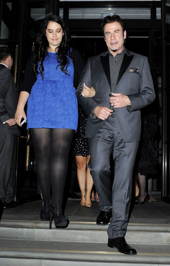 Ella Bleu & John Travolta In 2013