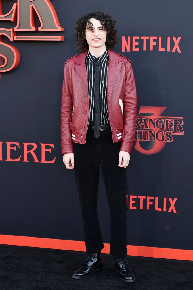 Finn Wolfahrd at the ‘Stranger Things’ season 3 premiere