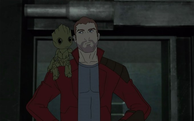 Peter Quill & Groot