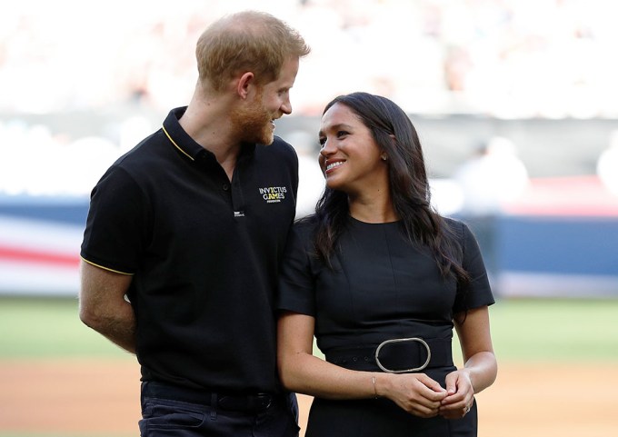 Prince Harry & Meghan Markle At The Red Sox vs. Yankees Game