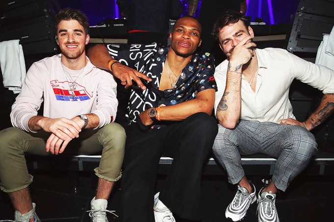 The Chainsmokers and Russell Westbrook