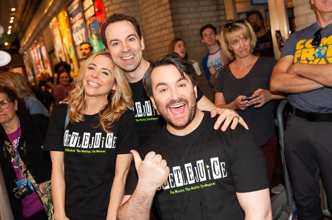 Alex Brightman, Kerry Butler and Rob McClure