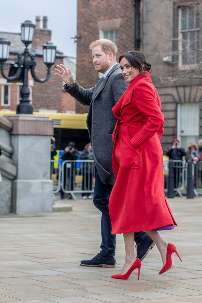 Prince Harry & Meghan Markle Visit Hamilton Square