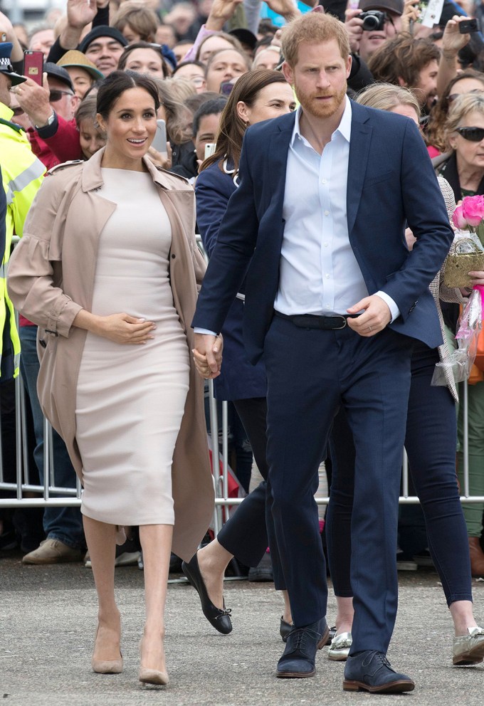 Prince Harry & Meghan Markle Hold Hands In Auckland