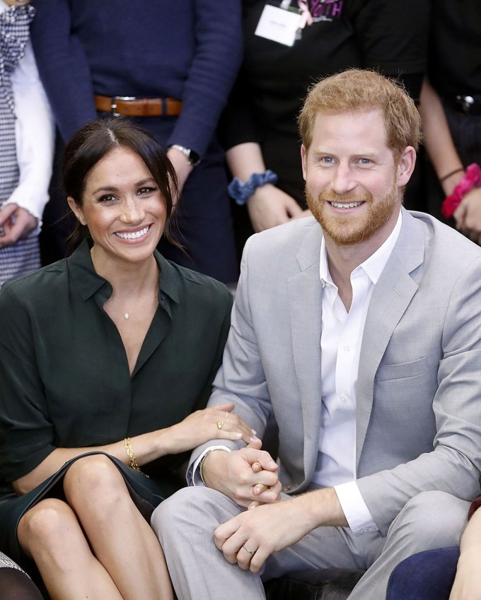 Prince Harry & Meghan Markle Are All Smiles