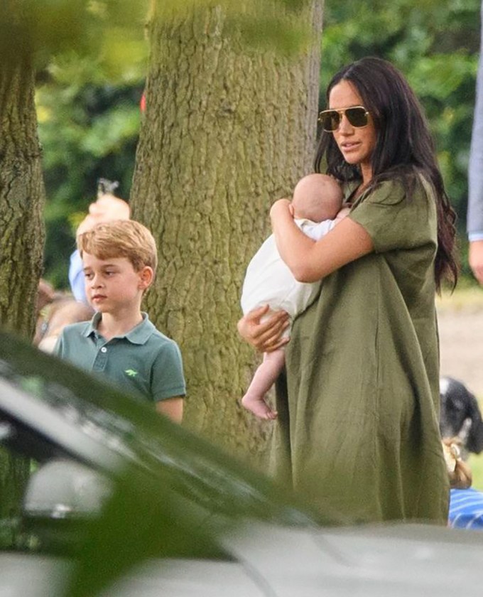 Prince George, Meghan Markle and Meghan’s Son Archie At King Power Royal Charity Polo Day