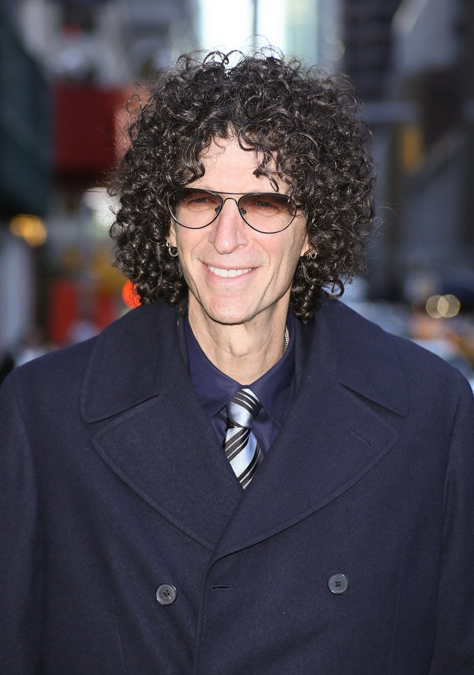 Howard Stern heading to a David Letterman Show taping