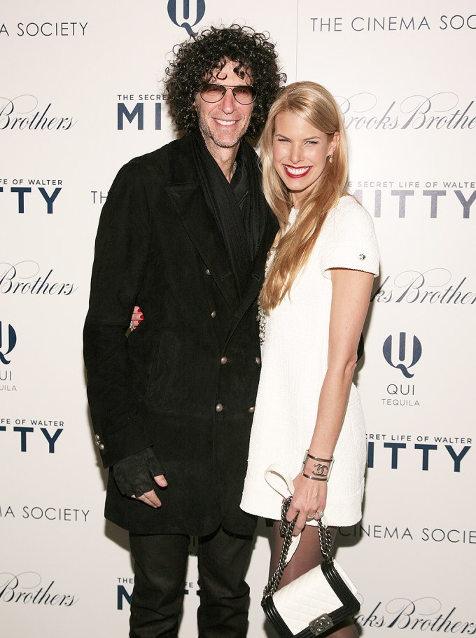 Howard Stern and wife Beth at a movie screening
