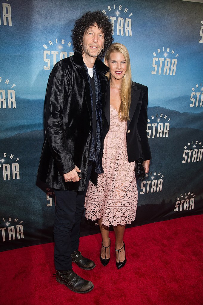 Howard Stern and wife Beth attend a Broadway play