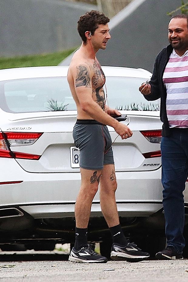 Shia LaBeouf Rocks Underwear Shirtless While Out In Los Angeles – Hollywood  Life