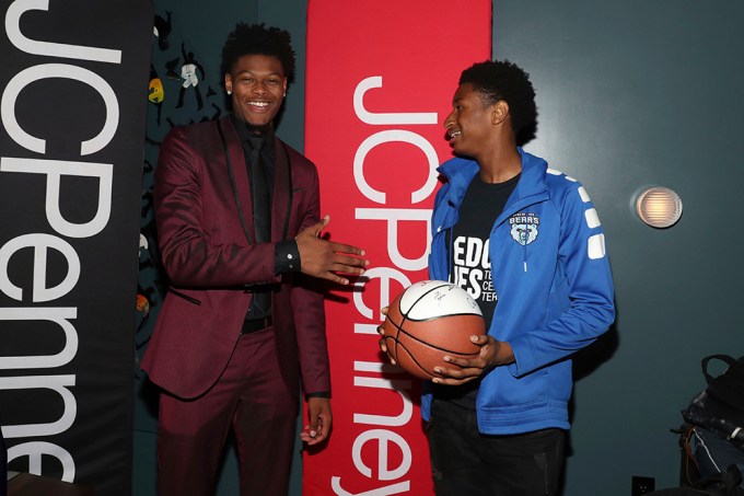 Cam Reddish Smiles With A Fan (And Possible Future Rival)