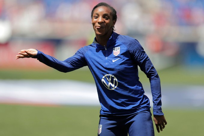 Crystal Dunn At Friendly Against Mexico