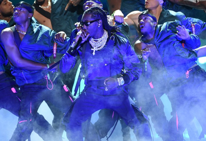 Offset performs at the 2019 BET Awards