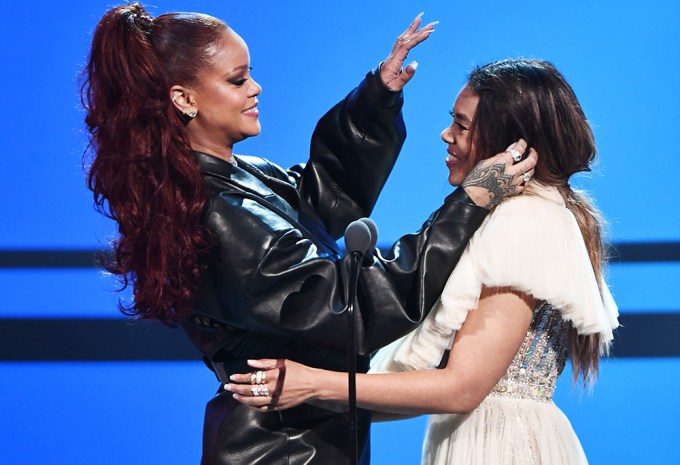 Rihanna & Regina Hall at the 2019 BET Awards