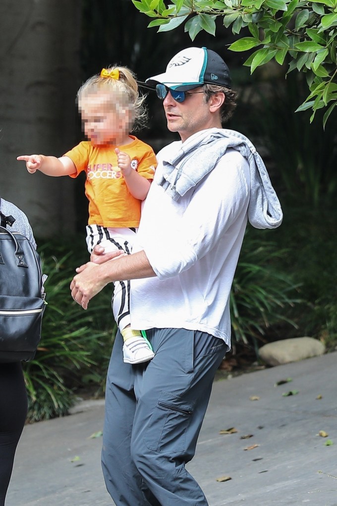 Bradley Cooper is seen out with his daughter
