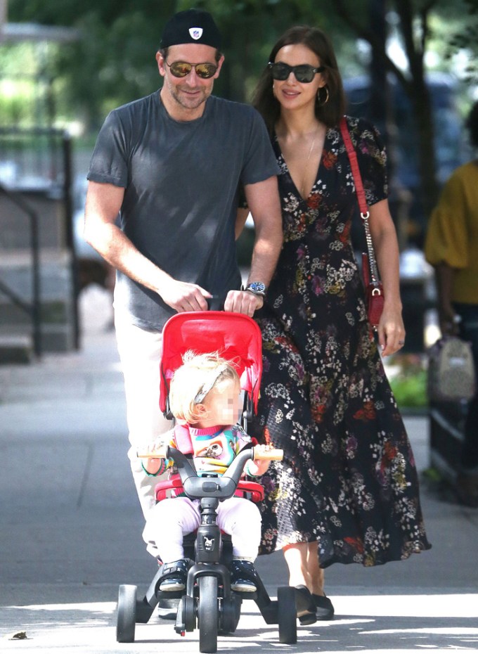 Bradley Cooper and Irina Shayk With Their Daughter