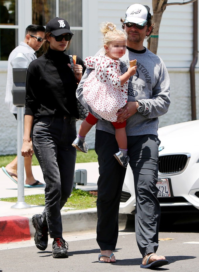 Bradley Cooper & Irina Shayk With Their Daughter