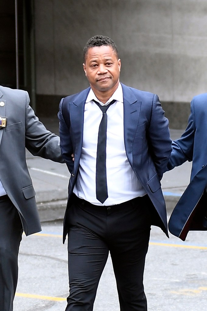 Cuba Gooding Jr. Smiles After Getting Arrested