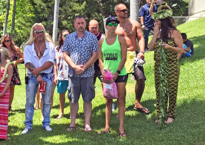 Duane ‘Dog’ Chapman before a paddle out