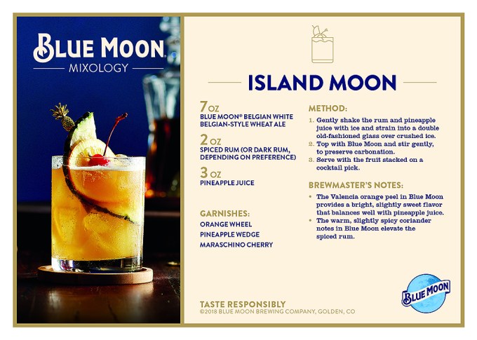 Blue Moon Island Moon