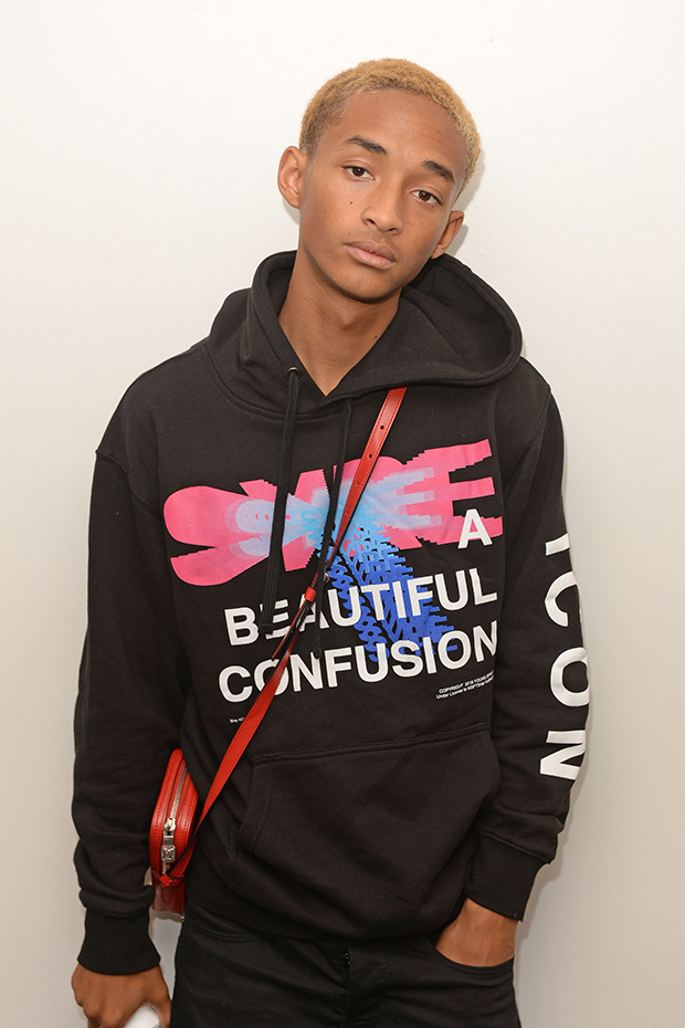 jaden smith pink hair bleached brows louis vuitton x party, RvceShops  Revival