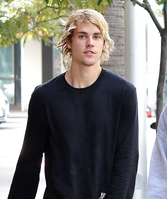 Justin Bieber With Long Hair
