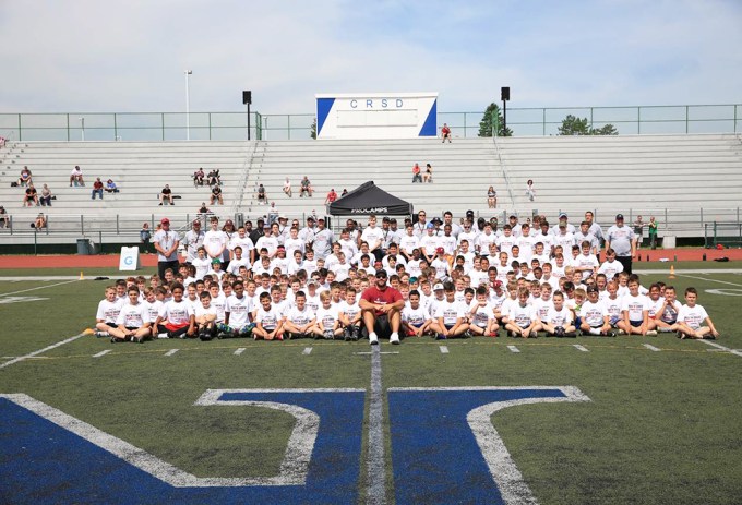 Justin Pugh hosted his 5th annual Pugh Crew Summer Kickoff