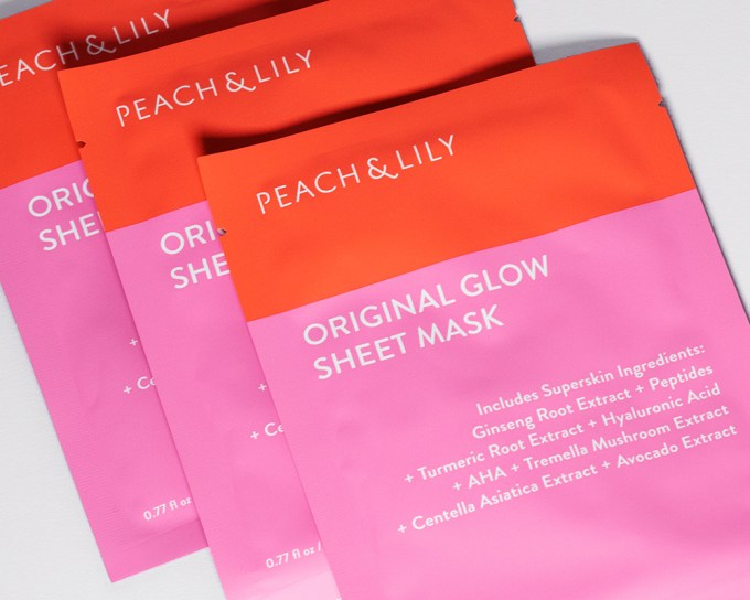 Peach & Lily Original Glow Sheet Mask Set, $79, peachandlily.com