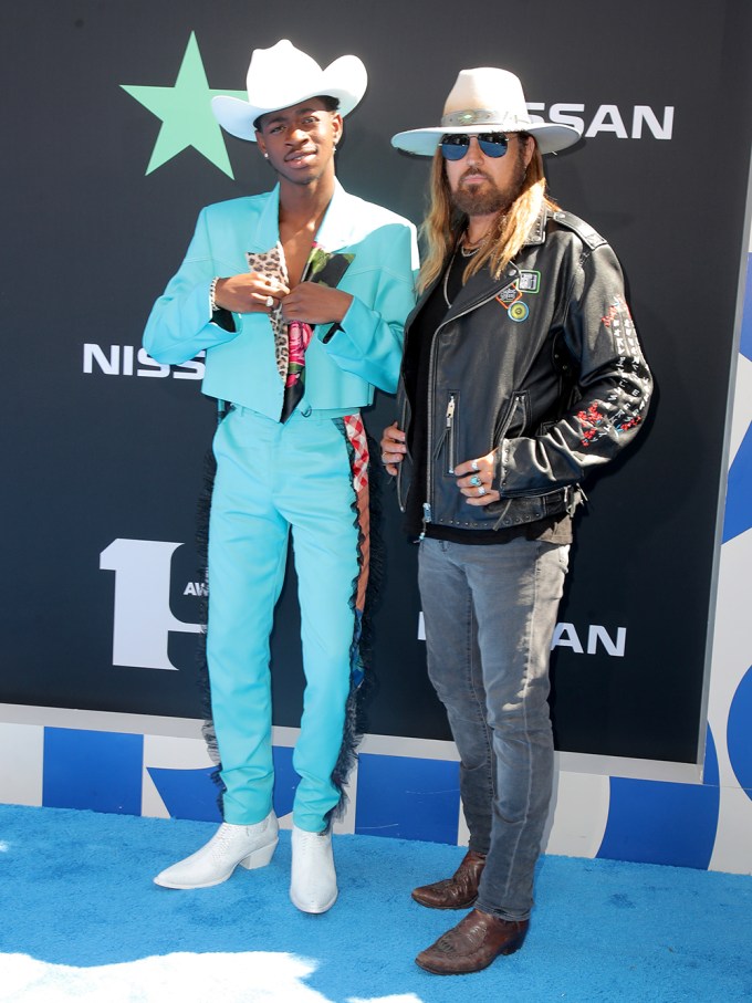 Lil Nas X and Billy Ray Cyrus At The 2019 BET Awards