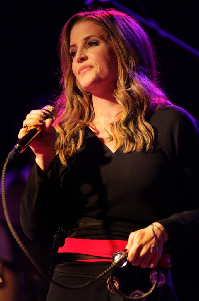 Lisa Marie Presley during a performance