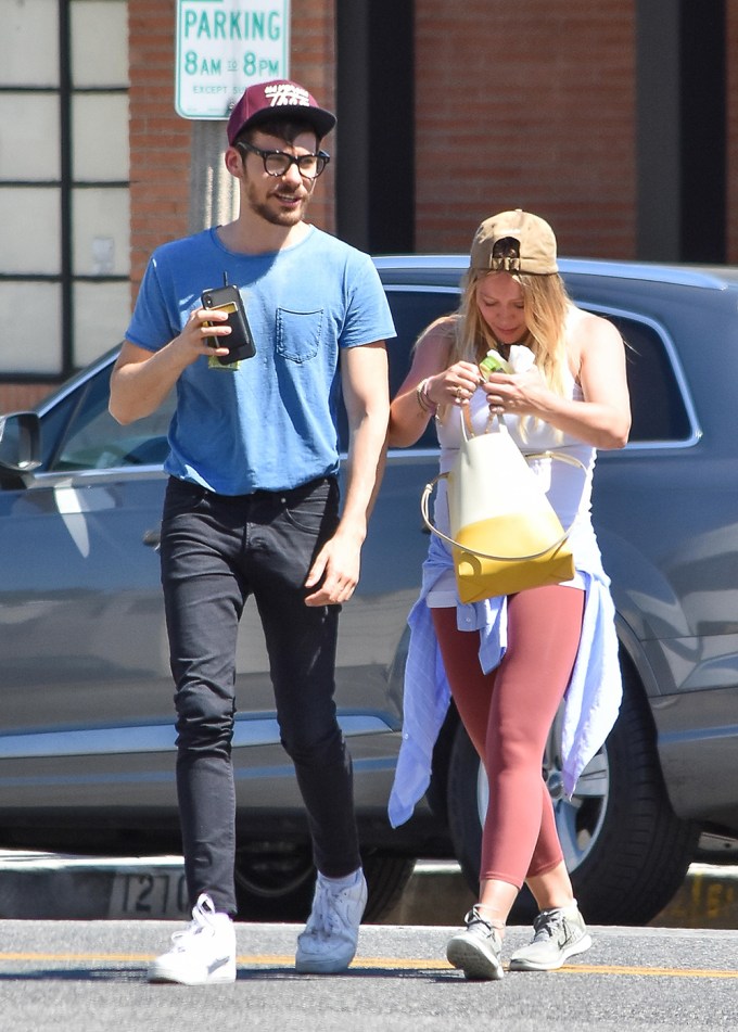 Hilary Duff and Matthew Koma run errands in LA