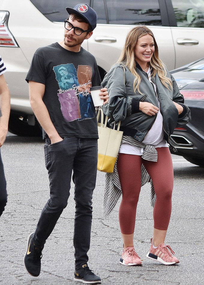 Pregnant Hilary Duff and Matthew Koma in LA