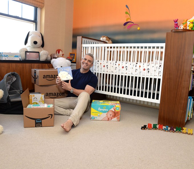 Andy Cohen Preps for his First Father`s Day With Necessities for Baby Benjamin From his Amazon New Dad Essentials List