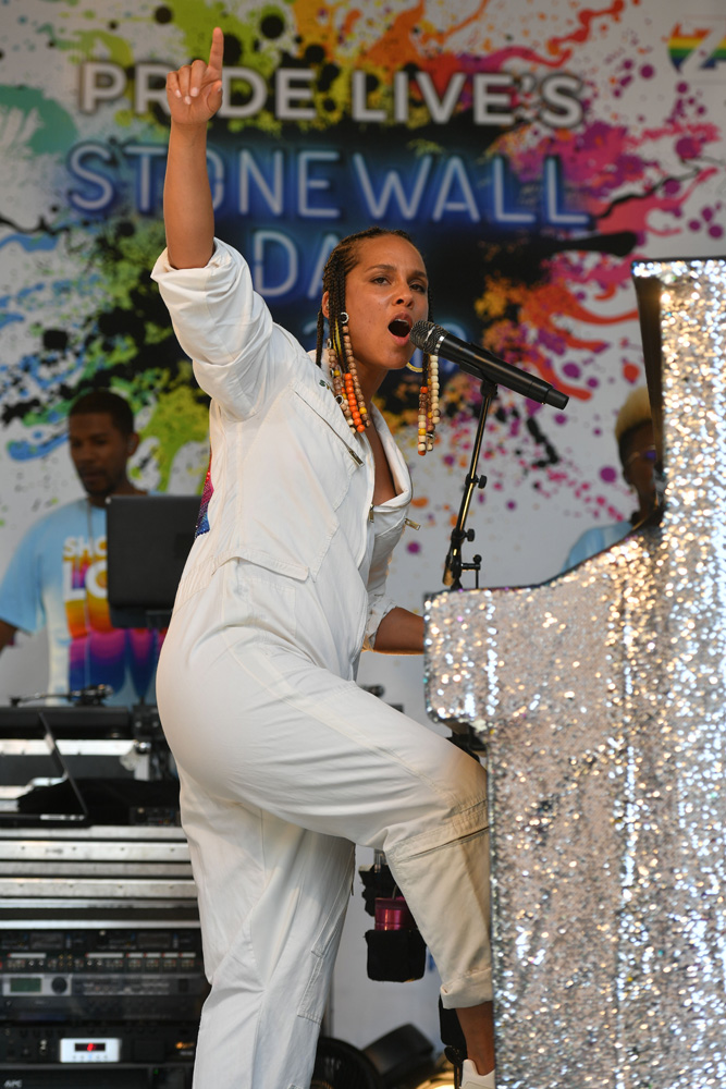 Alicia Keys At NYC Pride