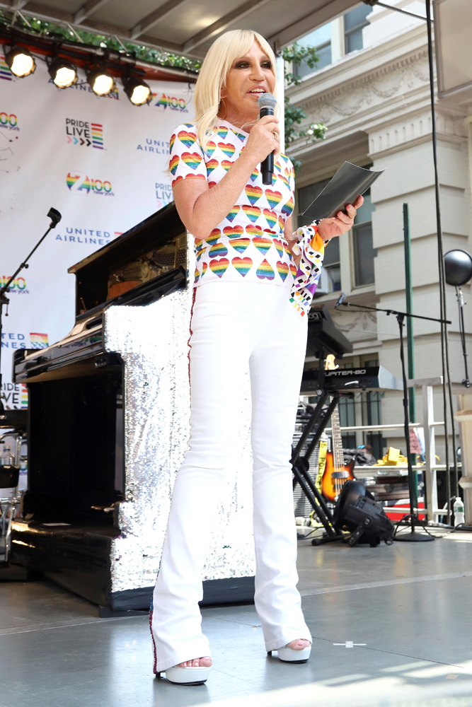 Donatella Versace At NYC Pride