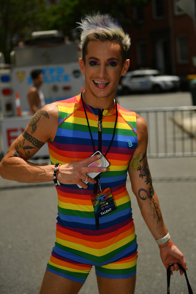 Frankie J. Grande At NYC Pride