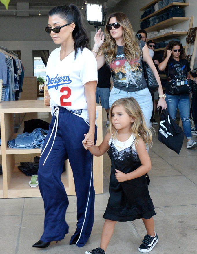 Penelope Disick holds Kourtney’s Hand in West Hollywood