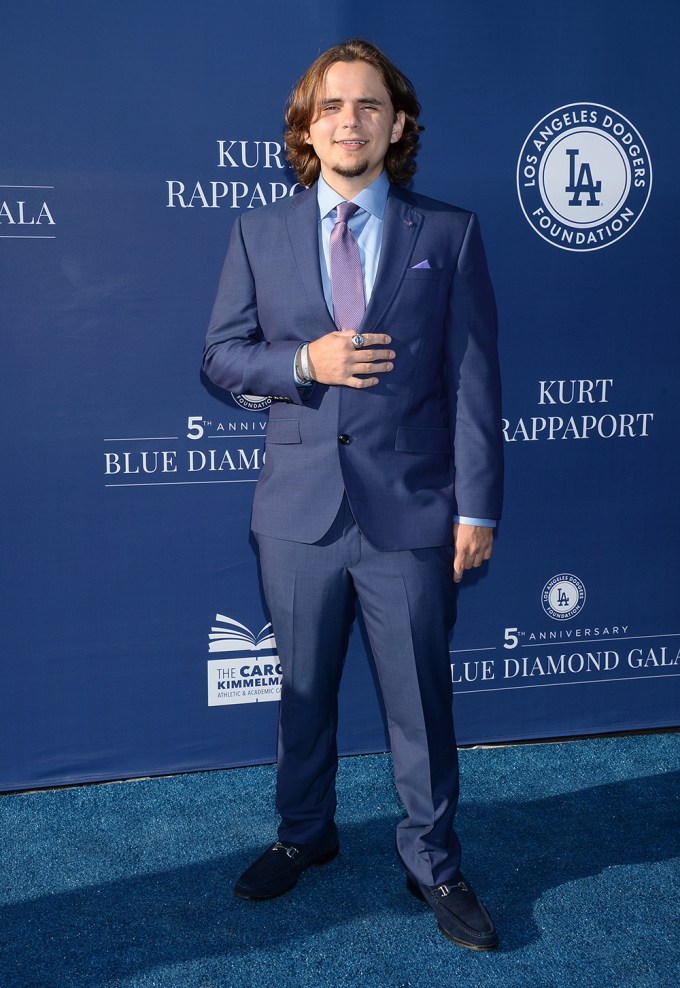 Prince Jackson In Blue Suit