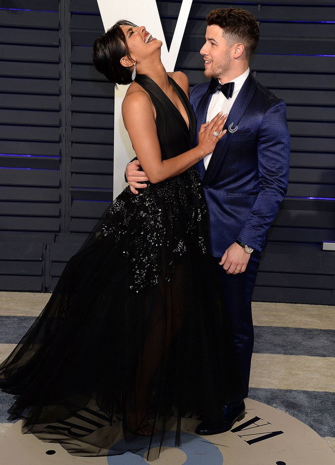 Priyanka Chopra & Nick Jonas At ‘Vanity Fair’ Oscar Party