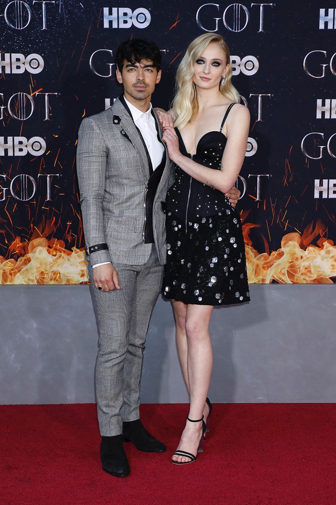 Joe Jonas & Sophie Turner At ‘Game Of Thrones’ Premiere