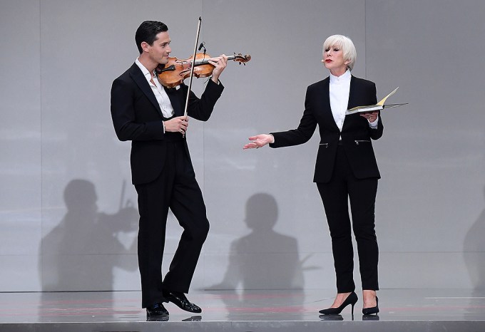 Helen Mirren and Charlie Siem At Karl For Ever