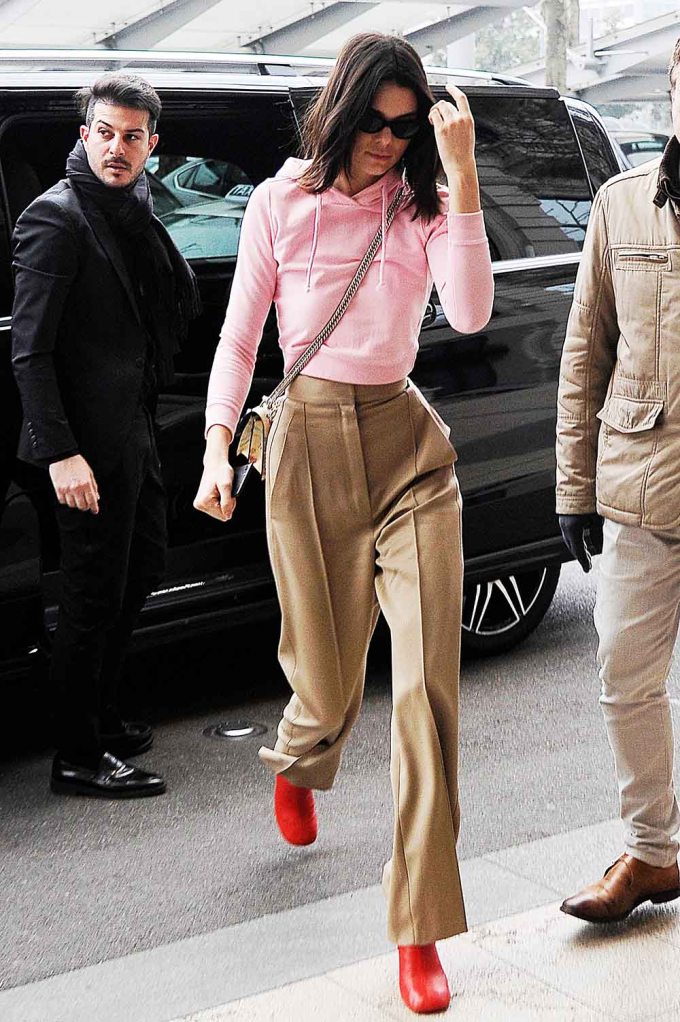 Kendall Jenner During Milan Fashion Week