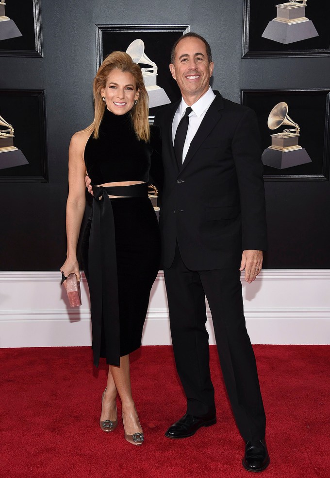 Jerry Seinfeld & Wife Jessica At The Grammy Awards