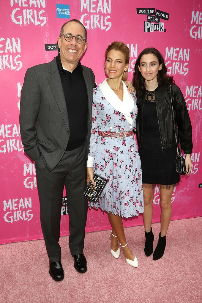 Jerry Seinfeld & Wife Jessica With Daughter Sascha At ‘Mean Girls’ On Broadway