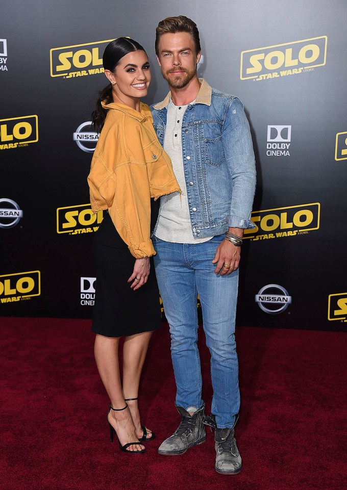 Derek Hough & Hayley Erbert At The ‘Solo: A Star Wars Story’ Premiere