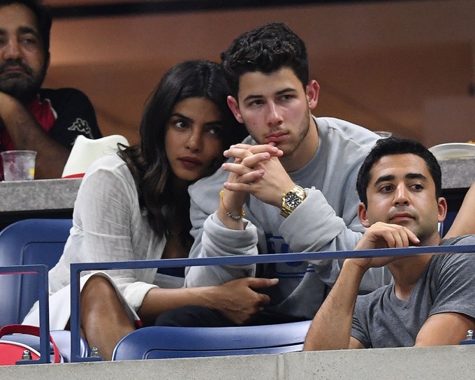 Priyanka Chopra & Nick Jonas At US Open