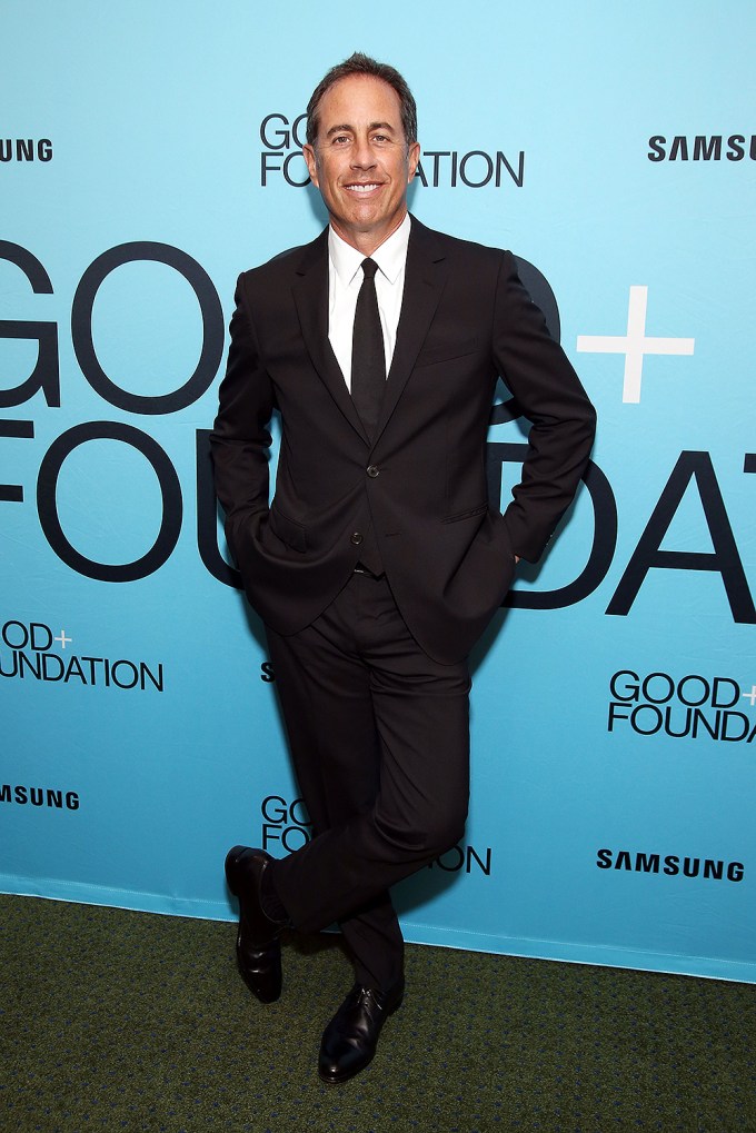 Jerry Seinfeld Smiles At A Benefit