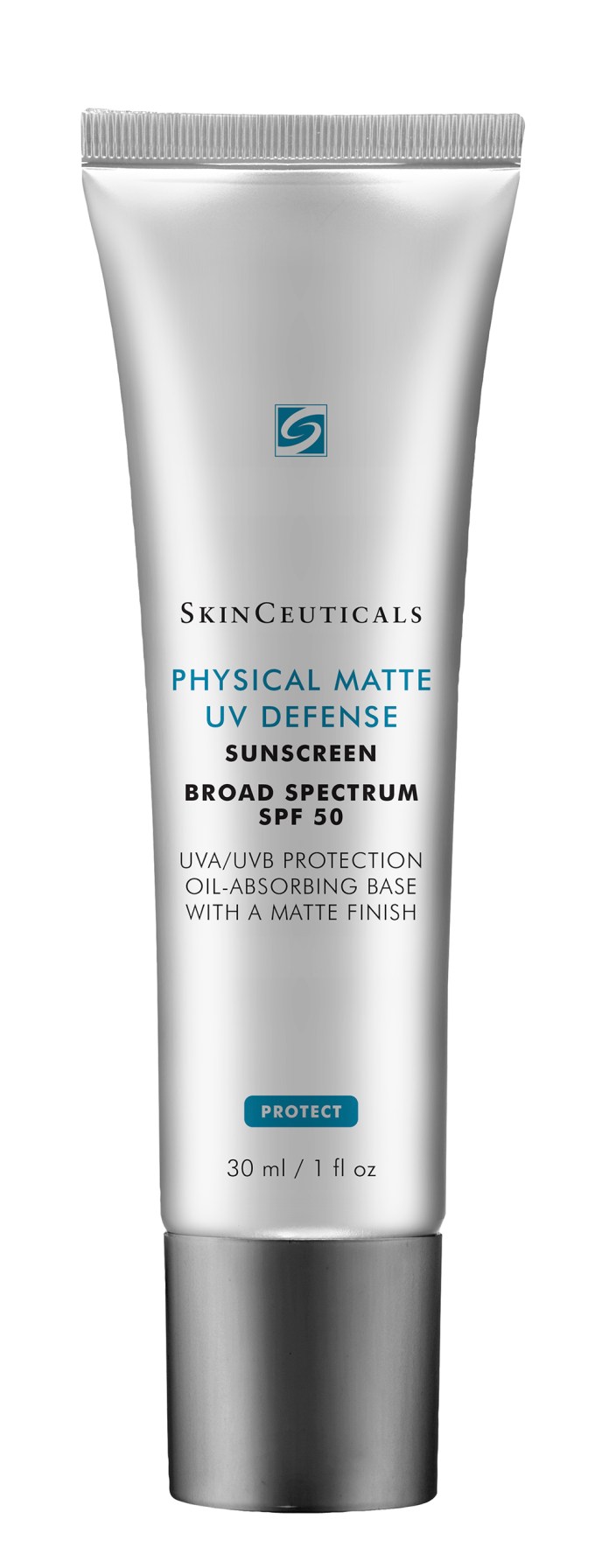 SkinCeuticals Physical Matte UV Defense SPF 50, $34, SkinCeuticals.com