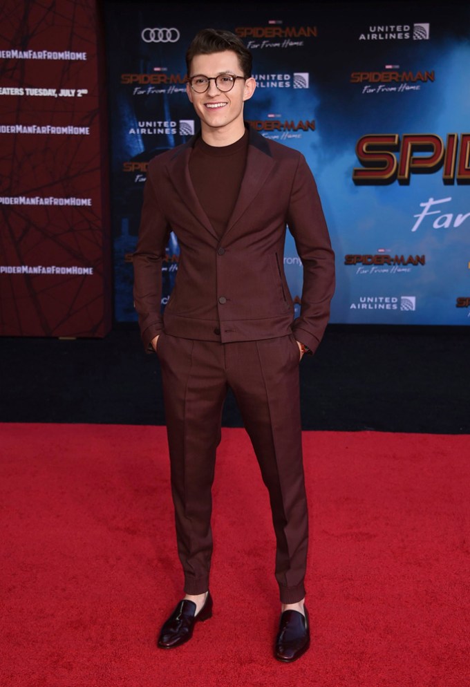 Tom Holland At ‘Spider-Man: Far From Home’ Premiere