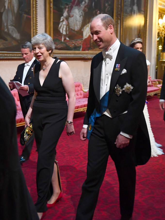 Prime Minister Theresa May & Prince William